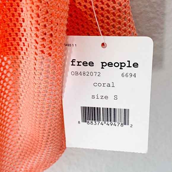 Free People Movement Mesh Dharma Tie Tank in Coral - Picture 12 of 16